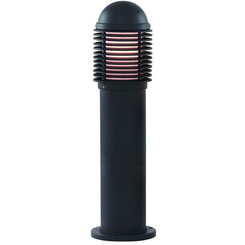 Searchlight Lighting - Searchlight Outdoor Posts - 1 Light Outdoor Bollard Light Black with White Diffuser IP44, E27