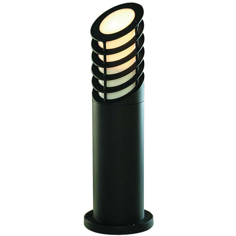 Searchlight Outdoor Posts - 1 Light Outdoor Bollard Light Black with White Diffuser IP44, E27