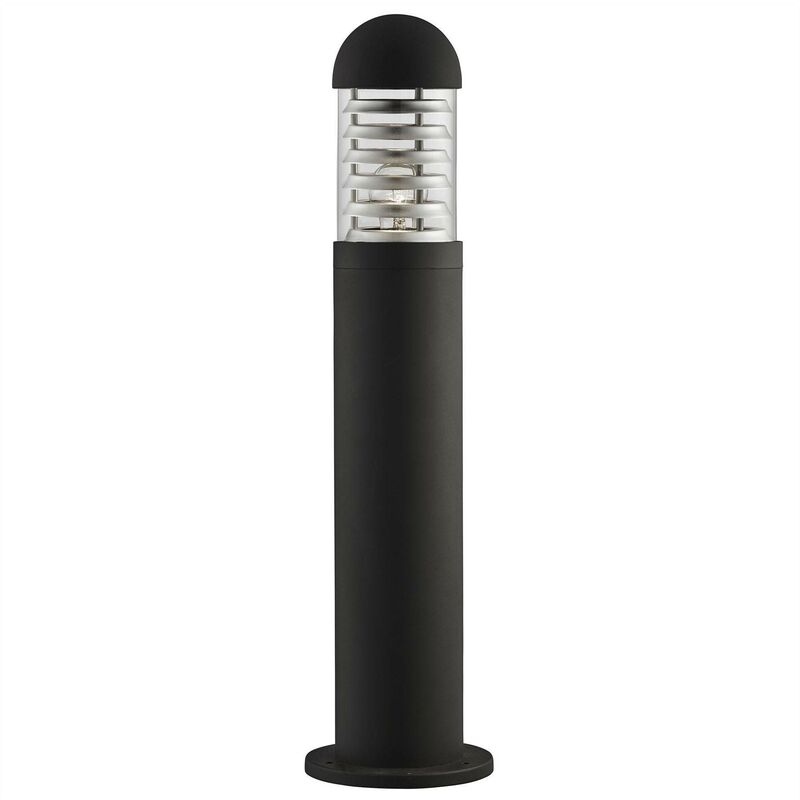 Bronx - 1 Light Outdoor Bollard Post Black IP65, E27 - Searchlight