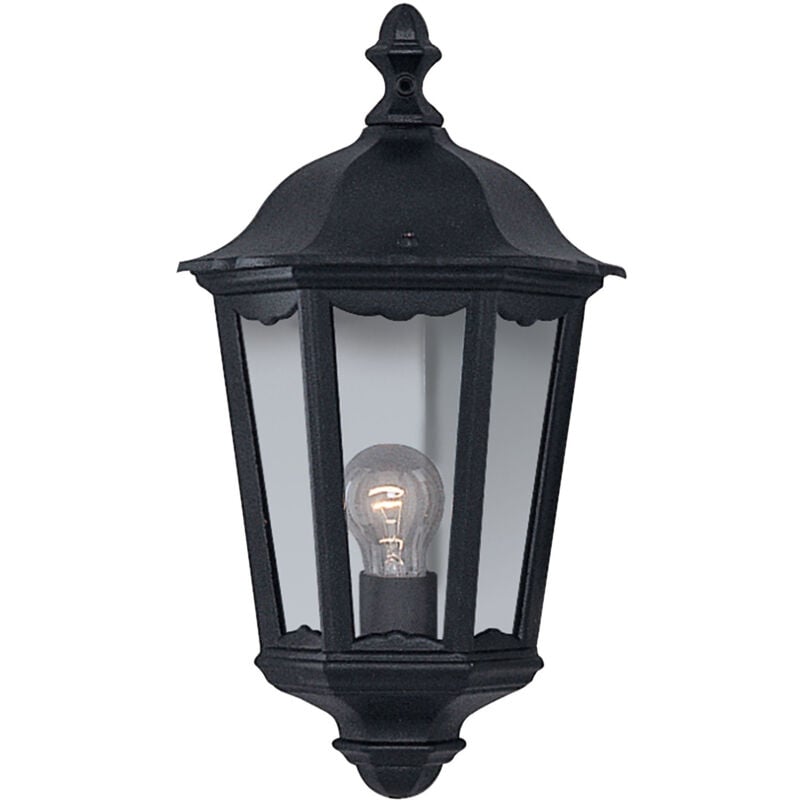 Searchlight - Alex - Lanterna da parete per esterno 1 luce Nera IP44, attacco E27