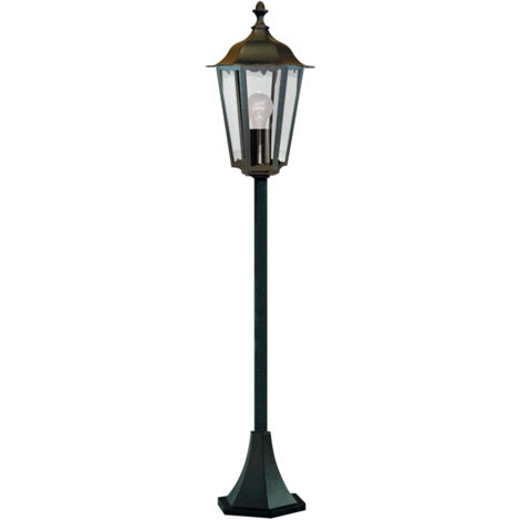 Searchlight Alex - Paletto luminoso da esterno 1 luce Nero IP44, E27