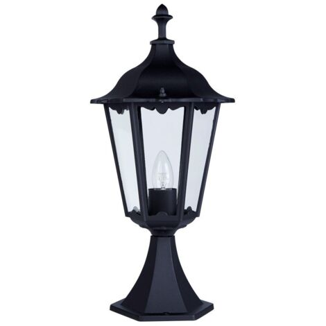 Searchlight Alex - Piédestal d'extérieur à 1 lumière noir IP44, E27