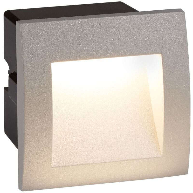 Searchlight - Applique Da Esterno Ankle Alluminio Grigio Policarbonato Led 1,3W 4000K