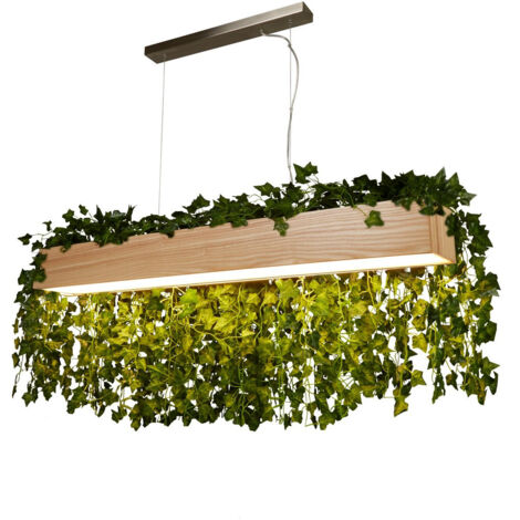 Searchlight Ash Barra LED Soffitto Soffitto Pendente Legno