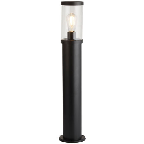 Searchlight Bakerloo Poteau extérieur noir, polycarbonate