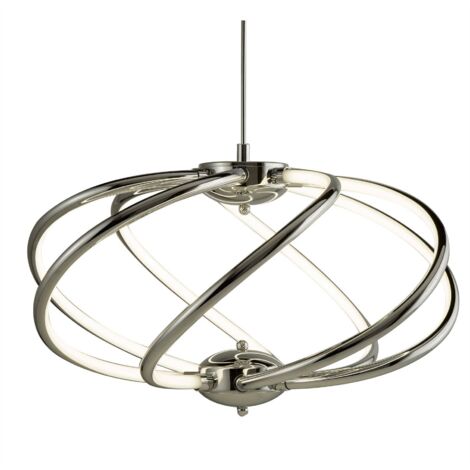 Searchlight Bardot - Plafonnier sphérique LED Chrome
