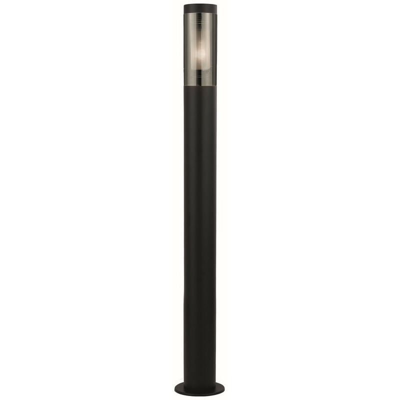 Searchlight - Batton 900mm Outdoor Post, Black & Smoked Diffuser, IP44