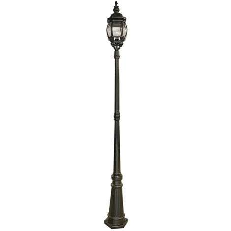 Searchlight Bel Aire - Lampione da esterno 1 luce Nero IP44, E27