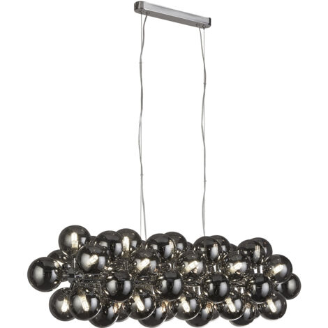 Searchlight Berry Pendente in vetro fumé 25 luci