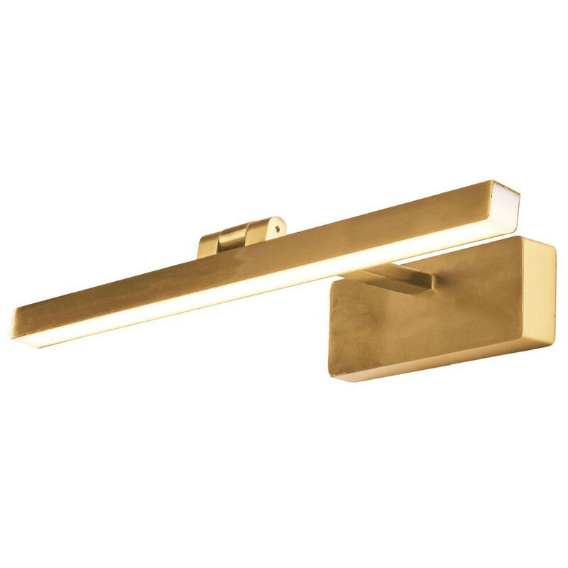 Corfu 40cm Picture Light Satin Brass Metal - Searchlight