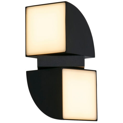 Searchlight Dakota Applique murale d'extérieur à LED, noire