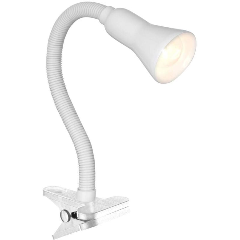 Desk Partners - Lampada da scrivania a 1 luce bianca, E14 - Searchlight