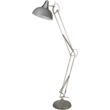 Searchlight Goliath Lampada da terra grigia e cromata