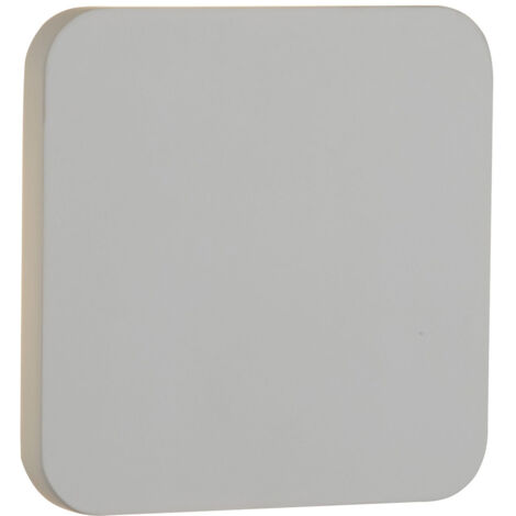 Searchlight Gypsum - Applique LED da interno in gesso verniciabile da incasso bianco