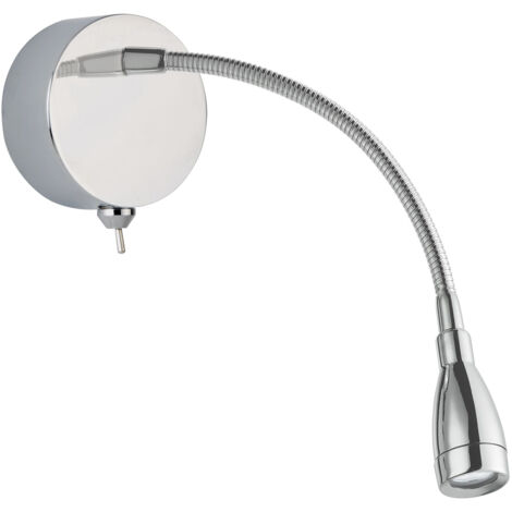 Searchlight - Lampada da parete a LED orientabile per quadri cromata