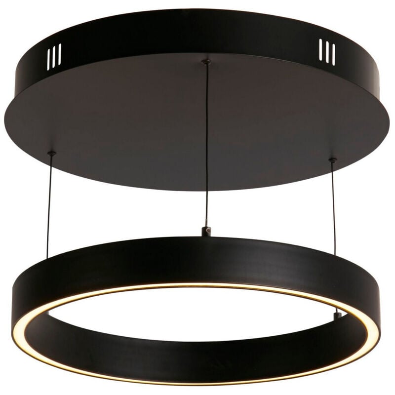 Layla Gesture Control Pendant Black, Opal Acrylic - Searchlight