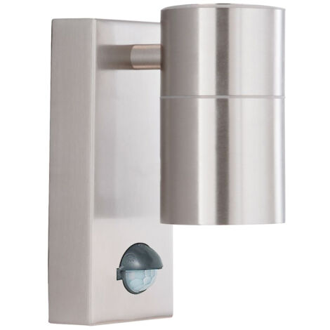 Searchlight Outdoor - Applique a 1 luce in acciaio inox IP44, GU10