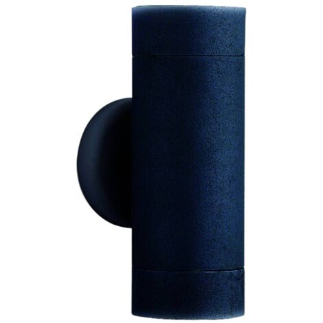 Searchlight Outdoor - Applique d'extérieur à 2 ampoules à DEL, fonte d'aluminium noire, IP44