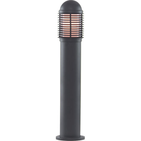 Searchlight Outdoor Posts - Borne d'extérieur à 1 ampoule en aluminium noir IP44, E27
