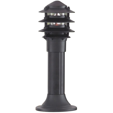 Searchlight Outdoor Posts - Paletto luminoso a piantana da esterno 1 luce Nero IP44, E27