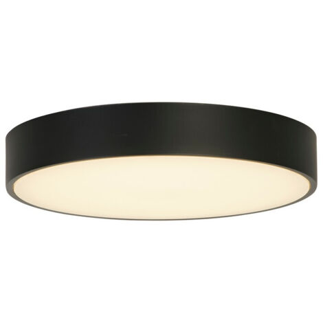 Searchlight Palma Faretto LED a filo, policarbonato nero con diffusore bianco