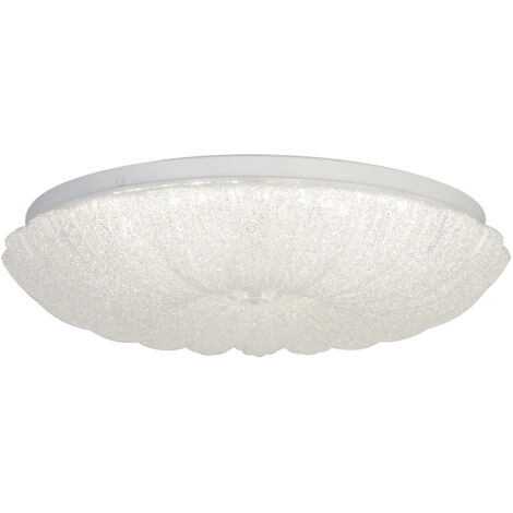 Searchlight Pandora Plafonnier LED en acrylique transparent