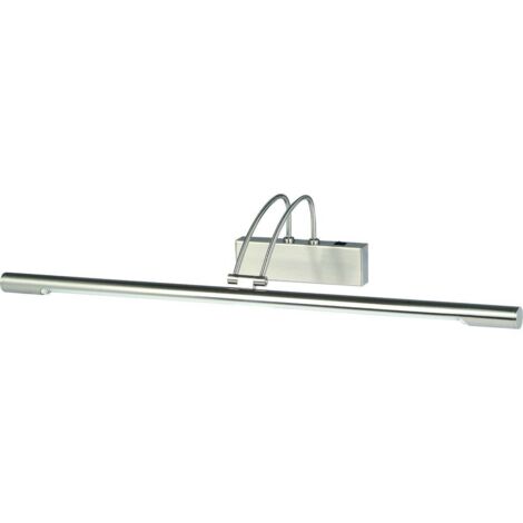 Searchlight Picture Lights - Applique murale à 1 lumière réglable argent satiné