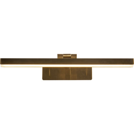 Searchlight Rhodes Quadro in metallo ottone satinato chiaro da 40 cm
