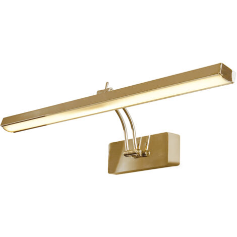 Searchlight Rhodes Quadro in metallo ottone satinato chiaro da 60 cm