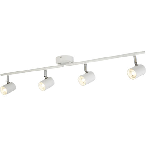 Searchlight Rollo - Barre de projecteur à 4 lumières LED intégrée, blanc