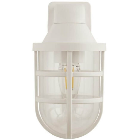 Searchlight Seaside Lanterne murale d'extérieur en plastique blanc
