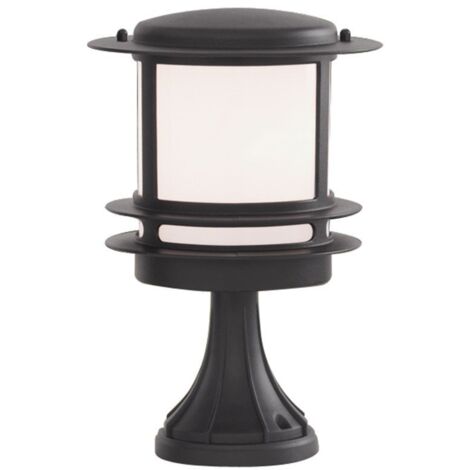 Searchlight Stroud - Lampadaire d'extérieur noir, E27