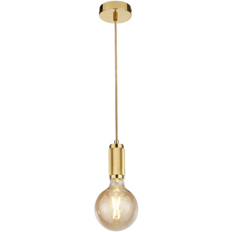 Searchlight Suspensions Cavo di Sospensione Zigrinato Oro, Cavo in Treccia Oro