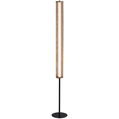 Searchlight Thread Lampadaire LED, maille dorée et métal noir sable