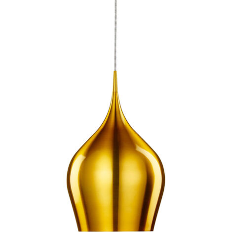 Searchlight Vibrant - 1 Light Large Dome Deckenanhänger Gold, E27