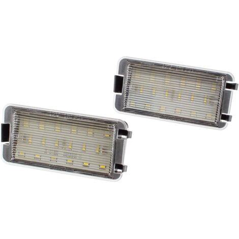 Seat Altea Arosa Cordoba I II Ibiza II III Leon Toledo III Luci targa a LED, set da 2 pezzi