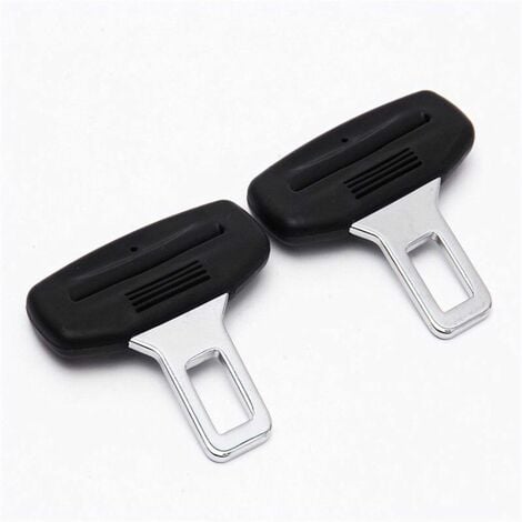 HI-US Universal Car Seat Belt Buckle Holder Seat Belt Buckle Socket Plug  Connector (Black)