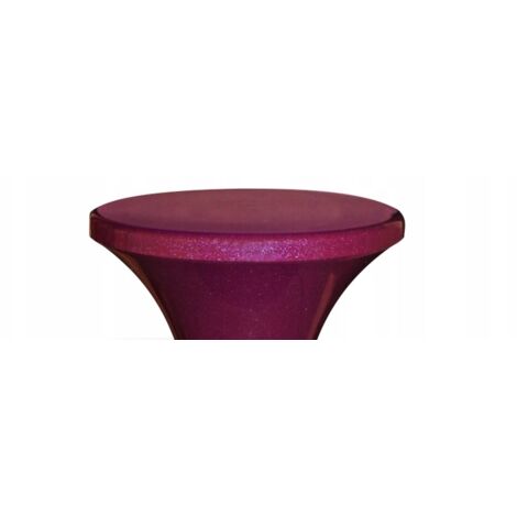 SEAT Kunststoffhocker/Hocker Poliermittel Lila Glitzer