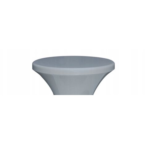 SEAT Kunststoffhocker, poliertes Produkt, Grau