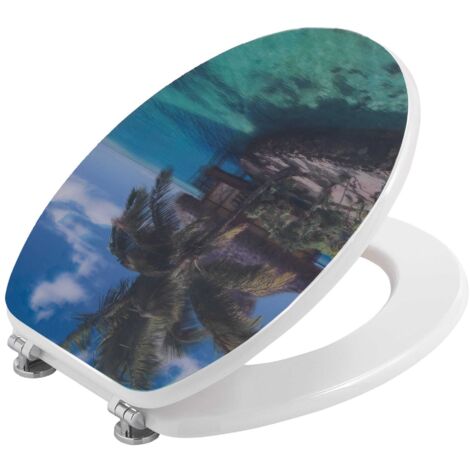 Seat Wc Dans Les Caraïbes 3D Decoration