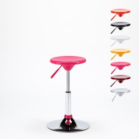 SUPERSTOOL Seattle Höhenverstellbarer Kinderhocker Barhocker Farbe: Pink