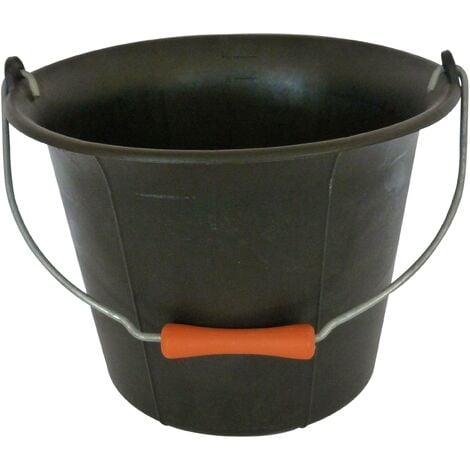 SEAU 11L NOIR PLASTIQUE ANSE 5,3 P.PLASTIQUE MONDELIN - 341081