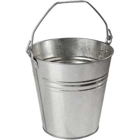 Seau 12,5 l tôle d'acier, galvanisé argent 12 pièces ( 9000466961 )