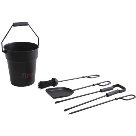 Seau 4 accessoires cheminée Fire