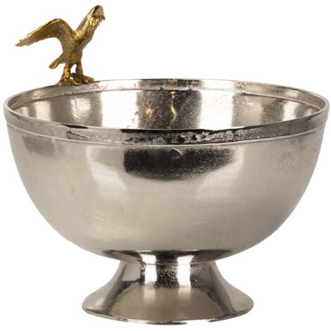 Seau à champagne Eagle en aluminium argenté 35x38x29 cm