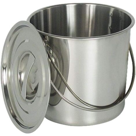 Seau à champagne en acier inoxydable 6/12 l Seau à glace (6 l)