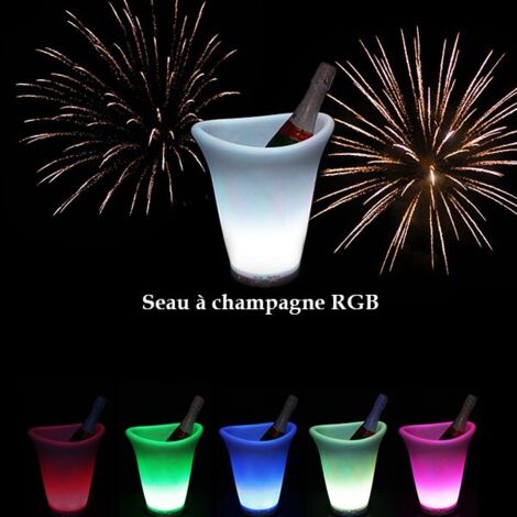 Seau à Champagne Lumineux RGB à LED