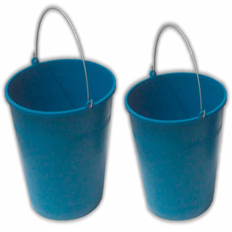 SEAU À EAU AVEC POIGNÉE EN MÉTAL - 12 L