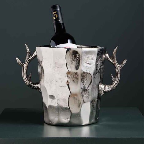 Seau à glace bois de cerf 28x19cm