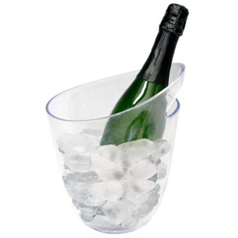 Seau à glace Vin Bouquet double paroi transparent 1 bouteille